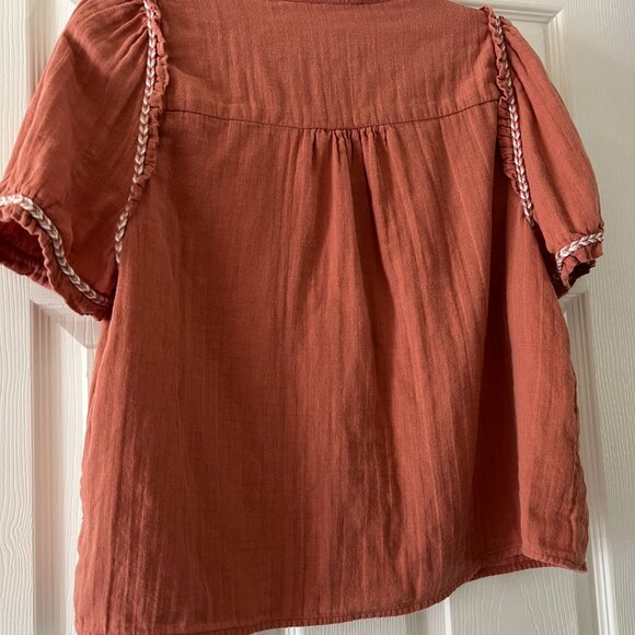 Sezane Terracotta Blouse - Picture 3 of 4